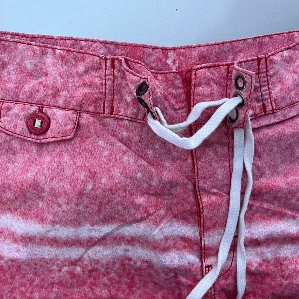 Insight surf boardshorts pink abstract design vtg surf style